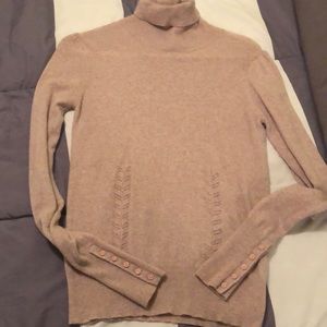 Tan turtleneck